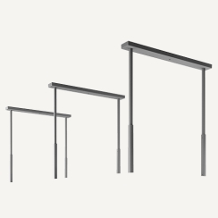 Falmec Stainless Steel Support Rods for Spazio Vent Hoods