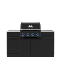 Broil King 5 Foot Baron 420i Shadow Gas Grill Island