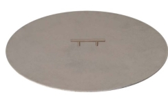 Warming Trends 26 Inch Circular Brushed Aluminum Fire Pit Lid