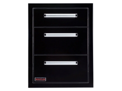 Whistler Grills Black Stainless Steel Triple Drawer