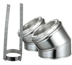 AllFuel HST Elbow Kit for 6 Inch Diameter Chimney Pipe