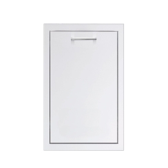 TrueFlame 14 Inch Pull-Out Outdoor Kitchen Trash Drawer with Masonry Frame Return