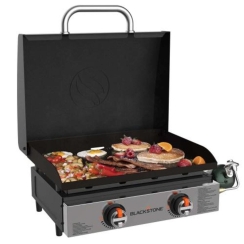 Blackstone 22 Inch Tabletop Propane Griddle with Hood and Omnivore Technology