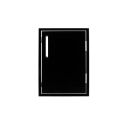 Whistler Grills 17 x 24 Inch Black Stainless Steel Vertical Door