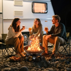 Costway 21 Inch Portable Patio Propane Fire Bowl