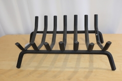 Pilgrim 24 1/2 Inch Seven Bar Rectangular Steel Fireplace Grate