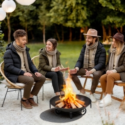 Costway 24 Inch Heavy Duty Woodburning Fire Bowl