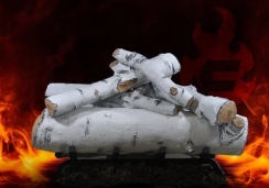 Formation Creation 24 Inch Sierra Birch Gas Fire Pit Log Set