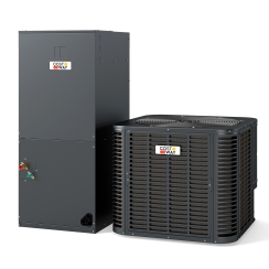 Costway 2-3 Ton R454B Multi-Position Central AC and Heat Pump System - 18.6-20 SEER2