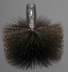AW Perkins 4 Inch Diameter Stainless Steel ButtonLok Propeller Brush