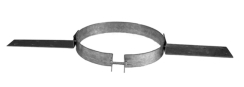 DuraVent 5 Inch Diameter B-Vent Pipe Roof Support Bracket