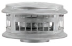 DuraVent DuraFlex 3 Inch Diameter Aluminum Cap
