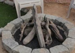 Formation Creation 42 Inch Driftwood Gas Fire Pit Log Set