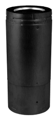 DuraVent DirectVent Pro 4 Inch Inner Diameter Black Adjustable Pipe Length