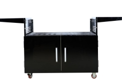 Whistler Grills Black Double Door Cart for 5 Burner Grills