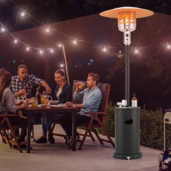 Costway 87 Inch Standing Round Table Propane Patio Heater