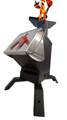 SHTFandGO 50 BMG Gasifier Pellet and Wood Rocket Stove