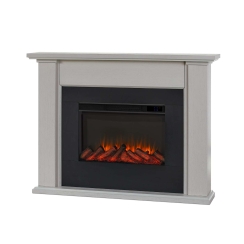 Real Flame 52 Inch Tejon Slim Electric Fireplace with Mantel