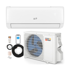 Costway 9.1K BTU R-32 Airtural Energy Star Single-Zone Ductless Mini Split Package - 115V