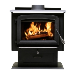 US Stove 27 Inch Ashley AW2020 Pedestal Wood Burning Stove