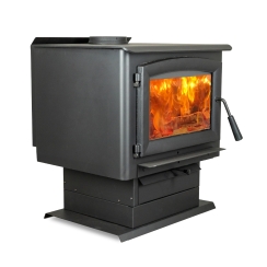 US Stove 27 Inch Ashley AW2520E Pedestal Wood Burning Stove