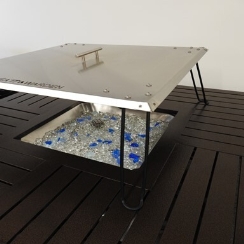 AZ Patio Heaters Stainless Steel Heat Deflector for Fire Pits