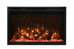 Amantii 42 Inch Fire & Ice RusticStone Smart Built-In Electric Fireplace