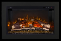Napoleon Black 4-Sided Backerplate for 26 Inch Rosedale Electric Fireplaces
