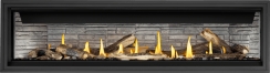 Napoleon 76 Inch Ascent Direct Vent Natural Gas Linear Fireplace