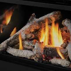 Napoleon Birch Log Set for Rosedale 2 Fireplaces