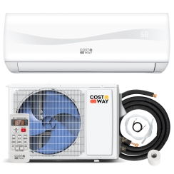 Costway 18K BTU R-32 Blast Series Single-Zone Ductless Mini Split Package - 208/230V