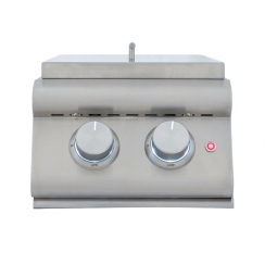 Blaze Grills Stainless Steel Double Side Burner for LTE Pro Gas Grills