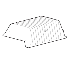 Broilmaster Casting Top with Hinge Pins and Heat Indicator For P4X -  H4X -  P4 -  and D4  Grills