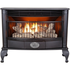 Buck Stove Ventless Dual Fuel Gas Stove with Logs