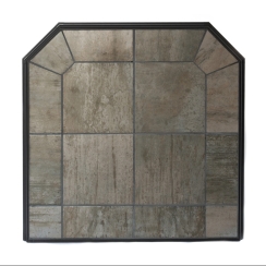 Hearth Classics 44 Inch Traditional Tile Type 2 Corner Hearth Pad - Classic Edge