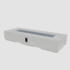 Outdoor Greatroom 96 Inch Cove Linear Gas Fire Pit - Electronic Ignition