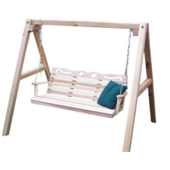 Creekvine Designs 6 Foot Cedar Royal Country Hearts Porch Swing