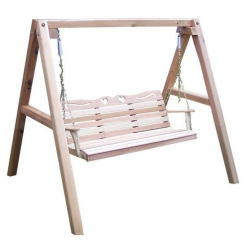 Creekvine Designs 6 Foot Cedar Country Hearts Porch Swing
