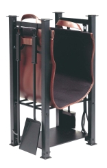 Dagan Fireplace Log Rack with Tool Set and Carrier