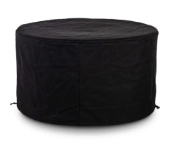Flame Havens 43 Inch Round Fabric Cover for Refuge Fire Pits - 24 Inch Height