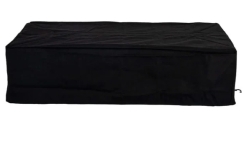 Flame Havens 56 x 30 Inch Rectangle Fabric Cover for Refuge Fire Pits - 15 Inch Height