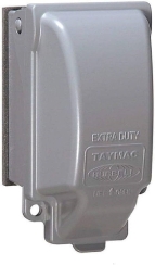 Firegear Grey Single Gang Weather Cover