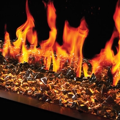 Napoleon Small Black Crystal Media for Astound and Luminex Fireplaces