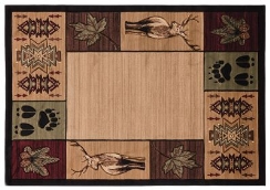 Goods of the Woods 32 x 52 Inch Aztec Buck Hearth Rug