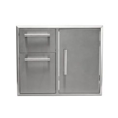 Haven Outdoor 31 Inch Coyote Outdoor 2-Drawer Kitchen Cabinet