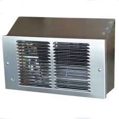 King Electric PAW1215 Stainless Steel Wall Heater with Slope Top