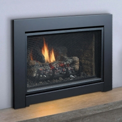 Kingsman Clean View Kit with Safety Screen and Large Backer Surround for IDV34 Fireplace Inserts