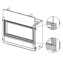 Kingsman Tile Lip Kit for ZCVRB60 Fireplaces