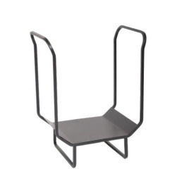 Dagan 18 Inch Black Steel Welded Frame Log Rack