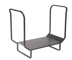 Dagan 36 Inch Black Steel Welded Frame Log Rack